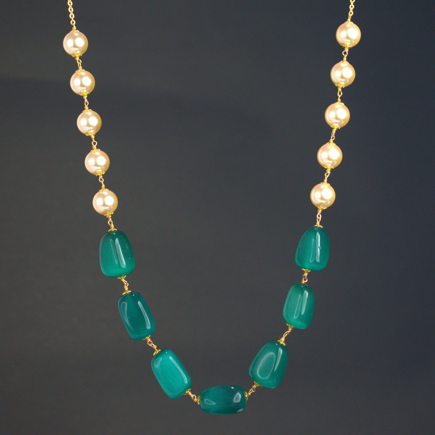 Single Layer Kattu Theega Handcrafted Necklace