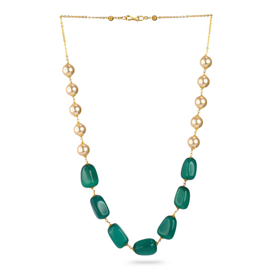 Single Layer Kattu Theega Handcrafted Necklace