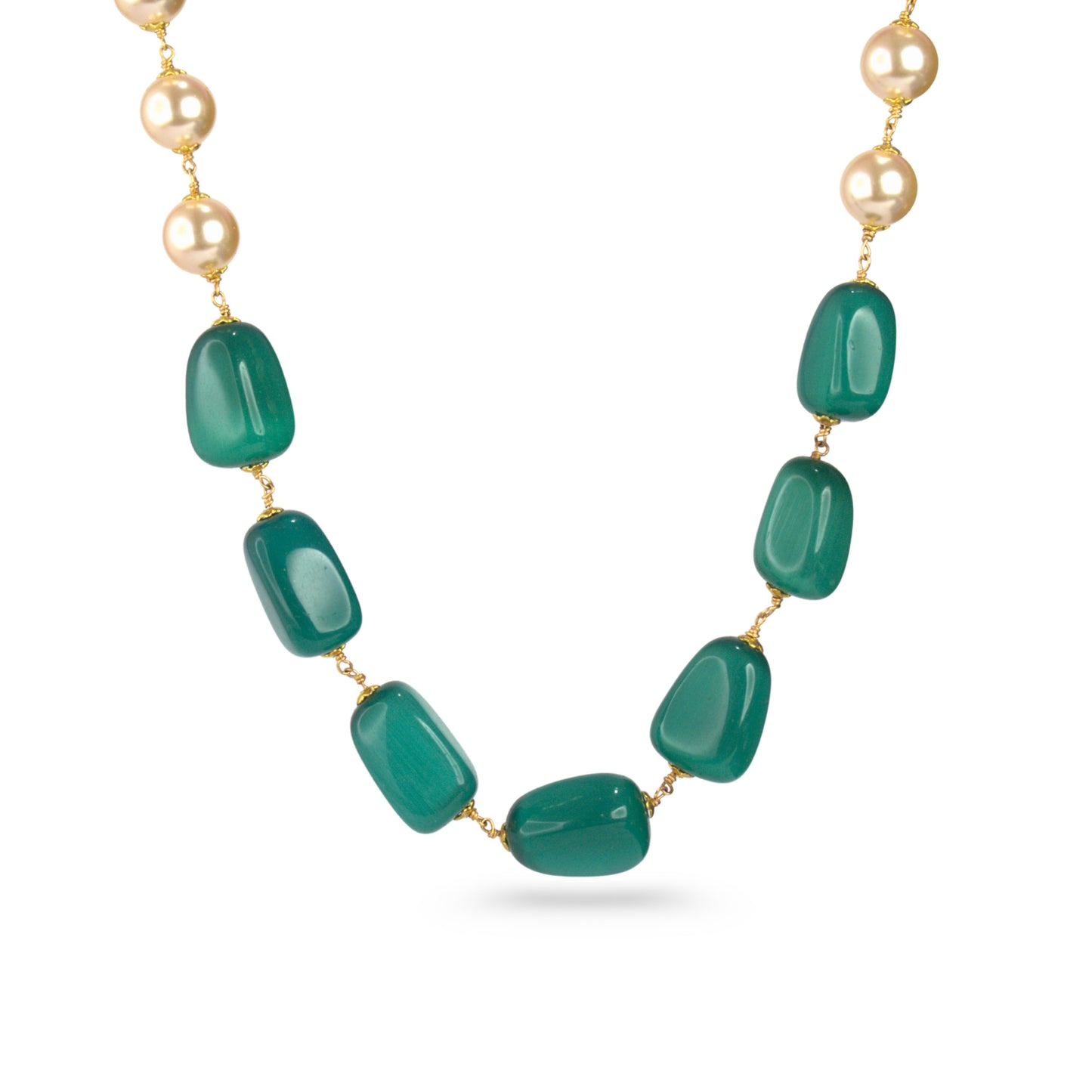 Single Layer Kattu Theega Handcrafted Necklace